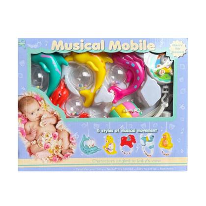 Imagem de Móbile Infantil Musical Giratório Com Som A corda Golfinho