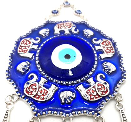 Imagem de Móbile Mandala Olho Grego Grande Elefante da Sorte