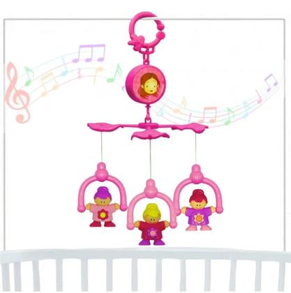Imagem de Móbile Musical para Carrinho e Berço Amigos Kitstar Estampa:MENINA