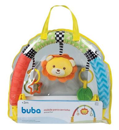 Imagem de Mobile Para Carrinho Com Brinquedos Animal Fun Leãozinho - Hora de Brincar - Buba - 13147