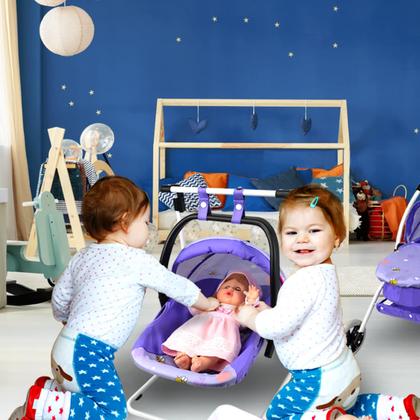 Imagem de Mobiliário de cama de boneca ANIVIA Anivia 2 Function para bonecas de 18 polegadas
