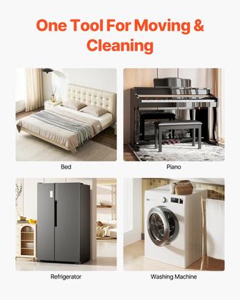 Imagem de Mobiliário Dolly VEVOR Carga máxima 1575 kg com 5 rodas