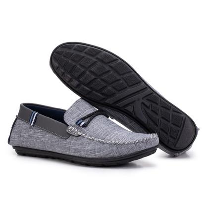 Imagem de Mocassim Casual Masculino Chumbo