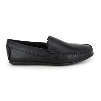 Imagem de Mocassim Casual Masculino Couro Legitimo Granado - 608 - Preto