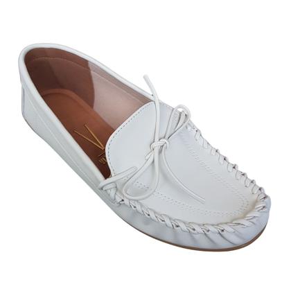 Imagem de Mocassim Classico Bico Quadrado Lacinho Vizzano Branco Off 1465.101