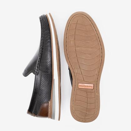 Imagem de Mocassim Democrata Flow 252101 Couro Masculino