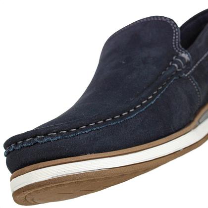 Imagem de Mocassim Democrata Flow Nobuck Azul Marinho - Masculino