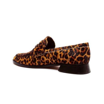 Imagem de Mocassim Feminino Cecconello Animal Print Marrom - 2646002