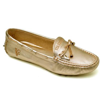 Imagem de Mocassim Feminino Couro Laço Casual Conforto