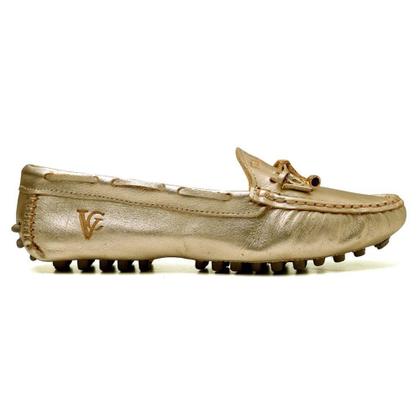 Imagem de Mocassim Feminino Couro Laço Casual Conforto