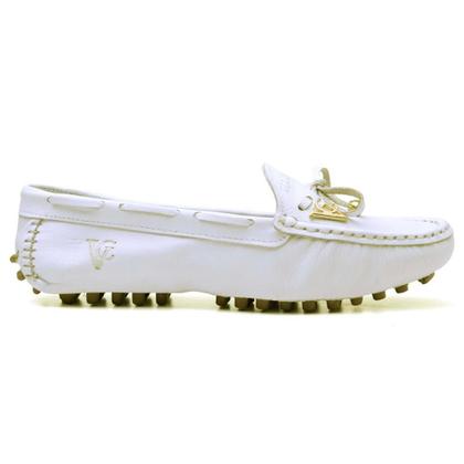 Imagem de Mocassim Feminino Couro Laço Casual Conforto