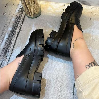 Imagem de Mocassim Feminino Tratorado Casual Moderno Dia a Dia