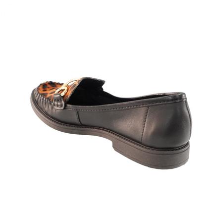 Imagem de Mocassim Giulia Domna em Couro Animal Print