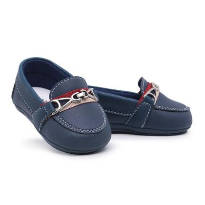 Imagem de Mocassim Infantil Baby Gestação Moderno Casual Prático Menino Com Solinha