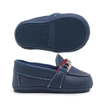 Imagem de Mocassim Infantil Baby Gestação Moderno Casual Prático Menino Com Solinha
