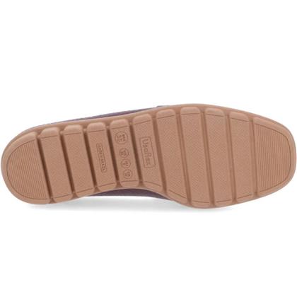 Imagem de Mocassim Loafer Feminino Couro Usaflex Baixo Confort