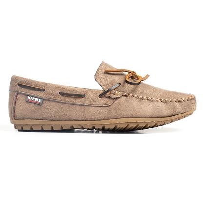 Imagem de Mocassim Masculino Casual Adulto e Infantil do 25 ao 44 Cor Areia Linha Ibiza Kapell