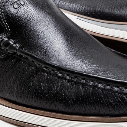 Imagem de Mocassim Masculino Couro Democrata Denin Flow 252101-001
