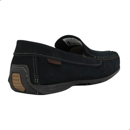 Imagem de Mocassim Masculino Pegada Nobuck Azul