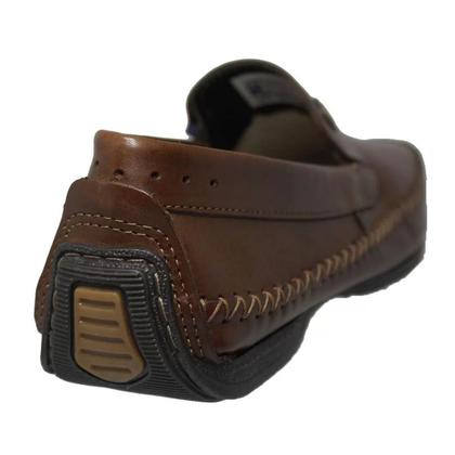 Imagem de Mocassim Masculino Pegada Sapatilha Marrom Elástico Conforto