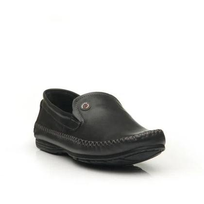 Imagem de Mocassim Masculino Pegada Sapatilha Preto Elástico Conforto