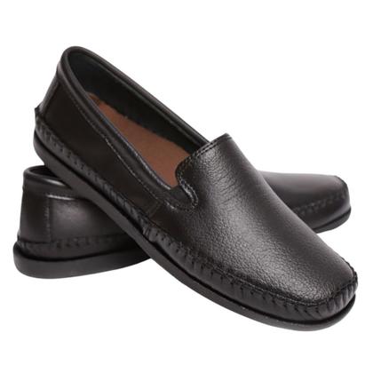 Imagem de Mocassim Sapatilha Masculina Couro Legítimo Confortável