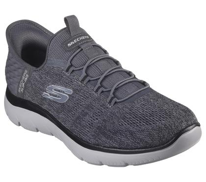 Imagem de Mocassino sem cadarço Skechers Summits Key Pace para homens em carvão/preto
