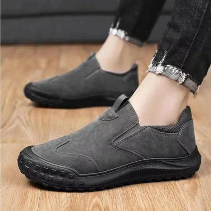 Imagem de Mocassins Casuais Masculinos Impermeáveis Antiderrapantes Respiráveis Para Caminhada