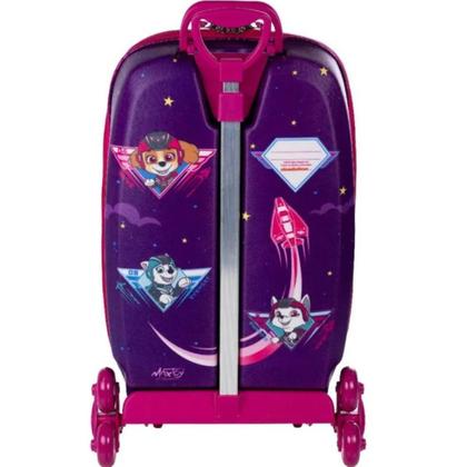 Imagem de Mochila 3D Infantil Patrulha Canina Skye Jet Mala Rodas 360