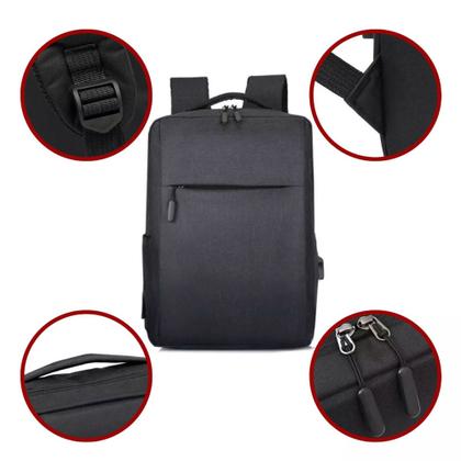 Imagem de Mochila À Prova D'água Multifuncional Antifurto Unissex De Grande Capacidade Com Carregamento USB