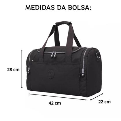 Imagem de Mochila Academia Bolsa Mala Mão Viagem Esportiva Reforçada Grande Alça Transversal Resistente