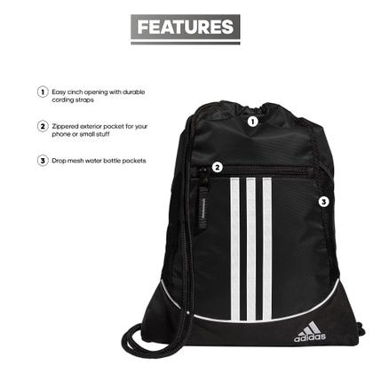 Imagem de Mochila adidas Alliance Unissex 12L Leve Preta