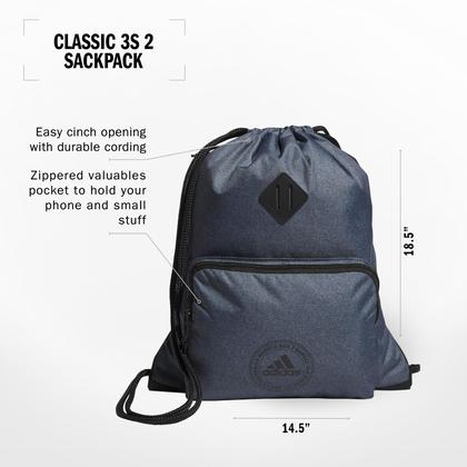 Imagem de Mochila adidas Classic 3S 2.0 Twill Onix Cinza/Preta