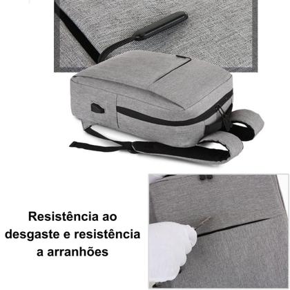 Imagem de Mochila Anti Furto Para Notebook Impermeável Com Usb Cores