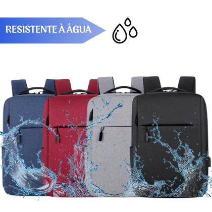 Imagem de Mochila Antifurto Resistente Unissex Com Carregamento USB Reforçada - Cores