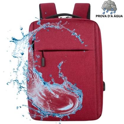 Imagem de Mochila Antifurto Viagem Impermeável Com Compartimento USB Resistente - Cores