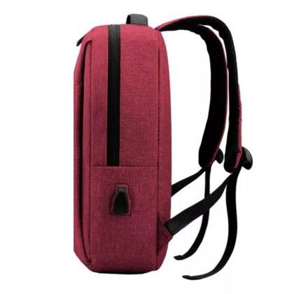 Imagem de Mochila Antifurto Viagem Impermeável Com Compartimento USB Resistente - Cores