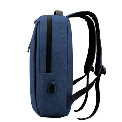 Imagem de Mochila Antifurto Viagem Impermeável Com Compartimento USB Resistente - Cores