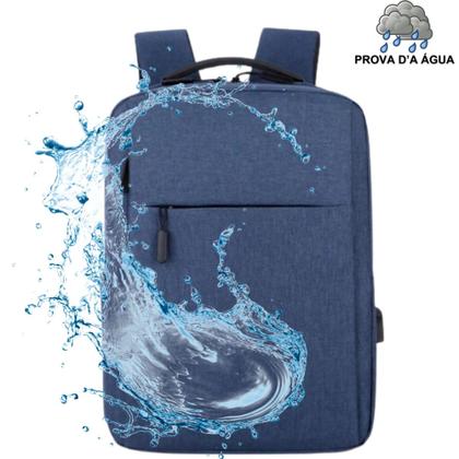 Imagem de Mochila Antifurto Viagem Impermeável Com Compartimento USB Resistente - Cores
