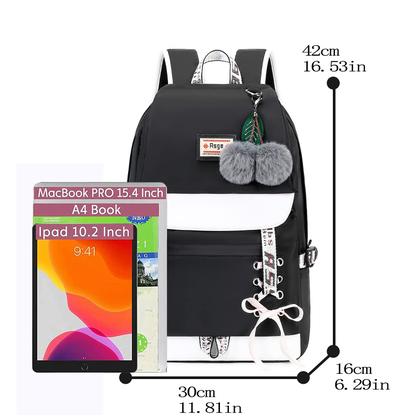 Imagem de Mochila Asge para meninas, mochila escolar, mochila infantil