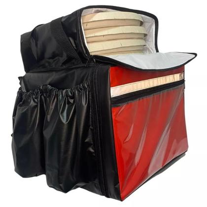 Imagem de Mochila Bag completa impermeável para Aplicativo de Entrega Delivery C/ Isopor Laminad