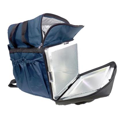Imagem de Mochila Bag Motoboy Térmica Reforçado 45 litros Azul Marinho