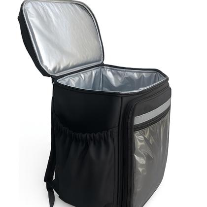 Imagem de Mochila Bag Térmica Impermeável 90 Litros Delivery Motoboy Bolsa Entrega Lanches Pizza Marmita