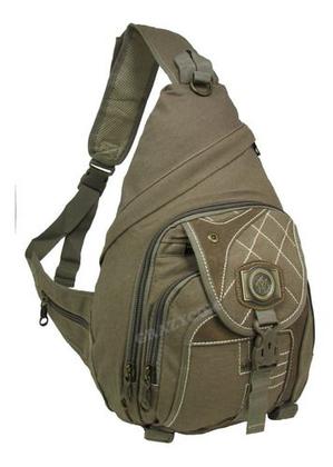 Imagem de Mochila Bolsa Alça Transversal em Lona Resistente  Masculino Feminino