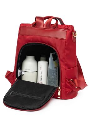 Imagem de Mochila Bolsa Anti - furto Vermelha Madami Resistente