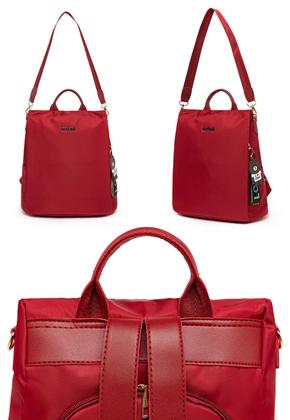 Imagem de Mochila Bolsa Anti - furto Vermelha Madami Resistente