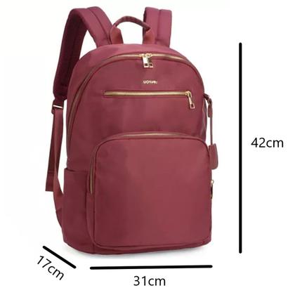 Imagem de Mochila Bolsa Costas Casual Juvenil Reforçada Up4you Vinho
