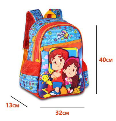 Imagem de Mochila Bolsa Costas Escolar Infantil Maria Clara e JP -Clio