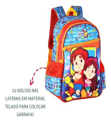 Imagem de Mochila Bolsa Costas Escolar Infantil Maria Clara e JP -Clio
