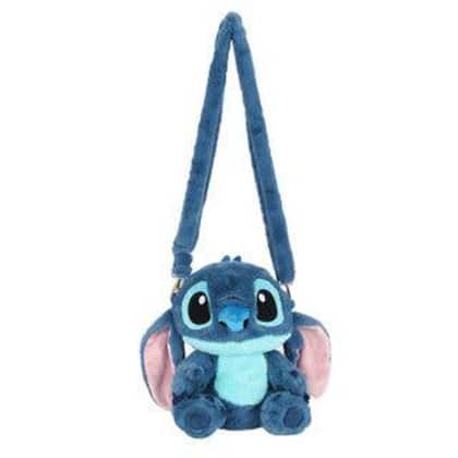 Imagem de Mochila Bolsa Costas Infantil Stitch Azul - Luxcel
